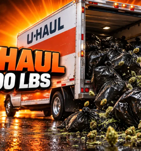 1,500 pounds marijuana U-Haul Oroville Highway 70