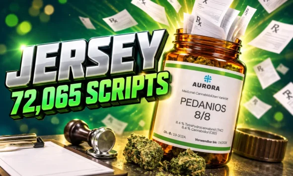 Jersey medicinal cannabis prescriptions 72065 after 2023 audit