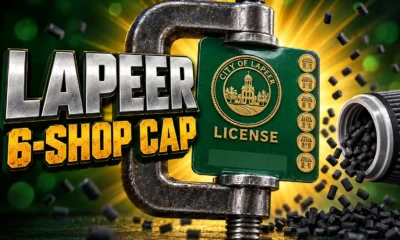 Lapeer marijuana ordinance license cap amendments