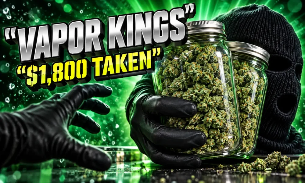 Vapor Kings Warren Ohio $1800 cannabis robbery