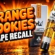 West Coast Cure Orange Cookies chlorfenapyr vape recall