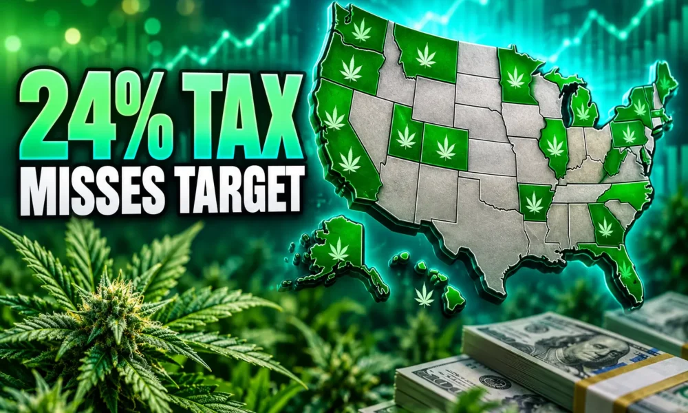 Michigan 24% cannabis tax misses 420 million road target
