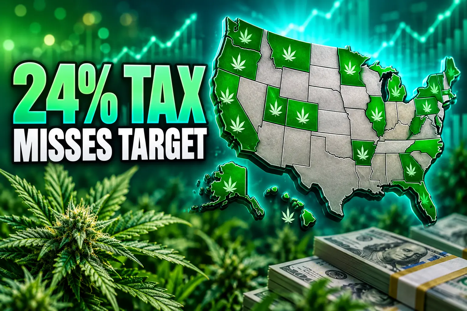 Michigan 24% cannabis tax misses 420 million road target