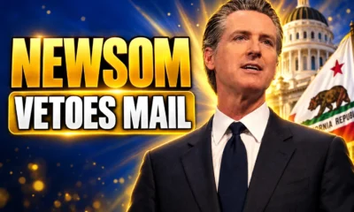 Newsom vetoes AB 1332 medical cannabis mail bill