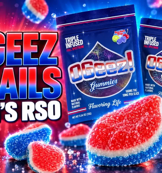 OGeez Triple Infused gummy trails Peg's RSO ranking