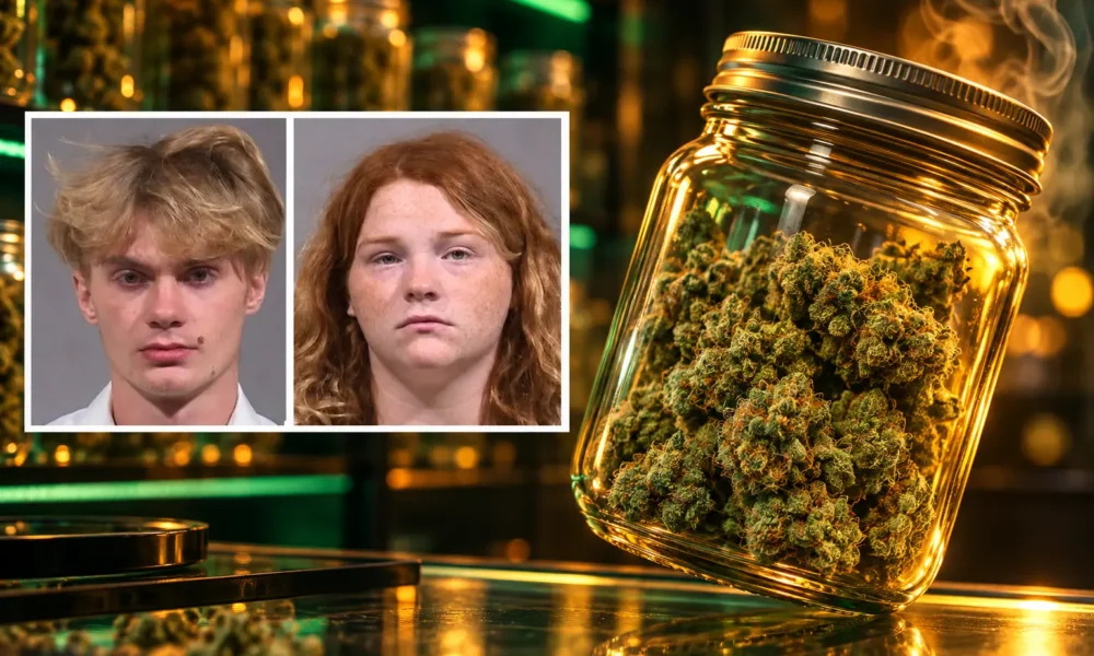 Warren Vapor Kings $1800 cannabis jars taken