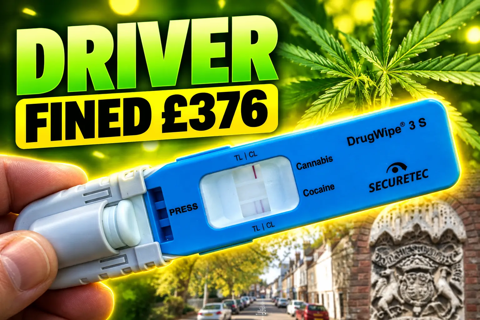 Wisbech driver fined £376 cannabis resin tyre stop