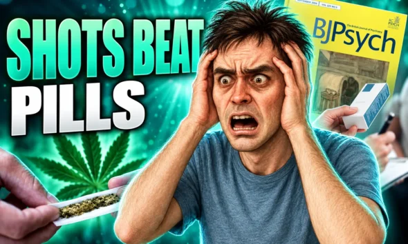 shots clozapine beat pills cannabis psychosis 33 percent